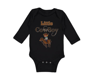 Long Sleeve Bodysuit Baby Little Cowboy Western Boy & Girl Clothes Cotton