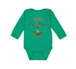 Long Sleeve Bodysuit Baby Little Cowboy Western Boy & Girl Clothes Cotton