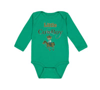 Long Sleeve Bodysuit Baby Little Cowboy Western Boy & Girl Clothes Cotton