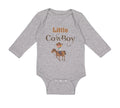 Long Sleeve Bodysuit Baby Little Cowboy Western Boy & Girl Clothes Cotton