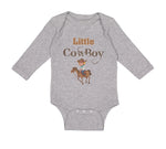 Long Sleeve Bodysuit Baby Little Cowboy Western Boy & Girl Clothes Cotton