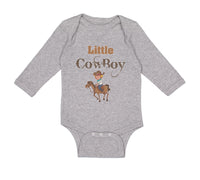 Long Sleeve Bodysuit Baby Little Cowboy Western Boy & Girl Clothes Cotton