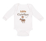 Long Sleeve Bodysuit Baby Little Cowboy Western Boy & Girl Clothes Cotton