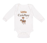 Long Sleeve Bodysuit Baby Little Cowboy Western Boy & Girl Clothes Cotton