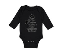 Long Sleeve Bodysuit Baby Round up Your Daughters There's A New Cowboy in Town