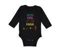 Long Sleeve Bodysuit Baby New Girl on The Farm Western Boy & Girl Clothes Cotton