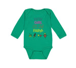 Long Sleeve Bodysuit Baby New Girl on The Farm Western Boy & Girl Clothes Cotton