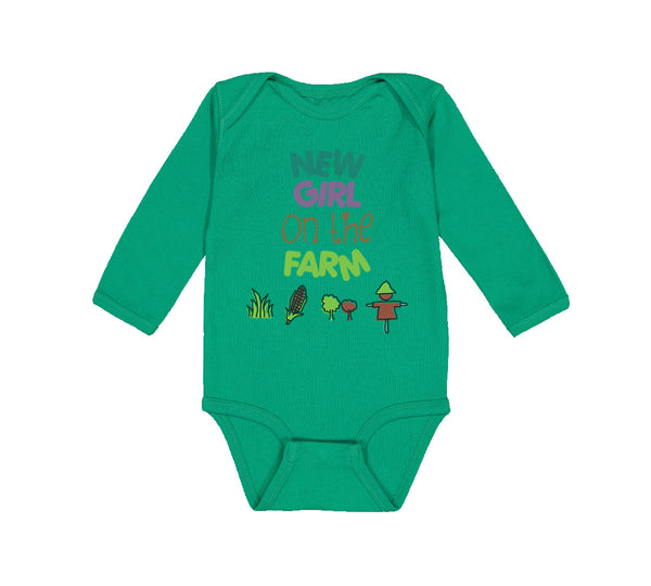 Long Sleeve Bodysuit Baby New Girl on The Farm Western Boy & Girl Clothes Cotton