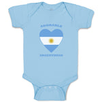 Baby Clothes Adorable Argentinian Heart Countries Baby Bodysuits Cotton