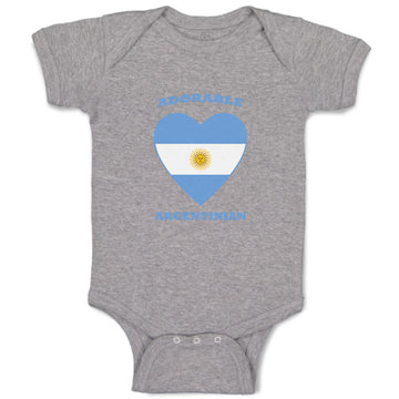 Baby Clothes Adorable Argentinian Heart Countries Baby Bodysuits Cotton