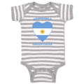 Baby Clothes Adorable Argentinian Heart Countries Baby Bodysuits Cotton
