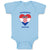 Baby Clothes Adorable Croatian Heart Countries Baby Bodysuits Boy & Girl Cotton