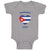 Baby Clothes Adorable Cuban Heart Countries Baby Bodysuits Boy & Girl Cotton