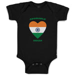 Baby Clothes Adorable Indian Heart Countries Baby Bodysuits Boy & Girl Cotton