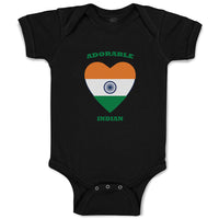 Baby Clothes Adorable Indian Heart Countries Baby Bodysuits Boy & Girl Cotton