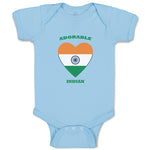 Baby Clothes Adorable Indian Heart Countries Baby Bodysuits Boy & Girl Cotton