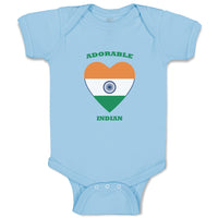 Baby Clothes Adorable Indian Heart Countries Baby Bodysuits Boy & Girl Cotton