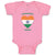 Baby Clothes Adorable Indian Heart Countries Baby Bodysuits Boy & Girl Cotton