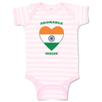Baby Clothes Adorable Indian Heart Countries Baby Bodysuits Boy & Girl Cotton