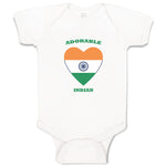 Baby Clothes Adorable Indian Heart Countries Baby Bodysuits Boy & Girl Cotton