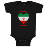 Baby Clothes Adorable Persian Heart Countries Baby Bodysuits Boy & Girl Cotton