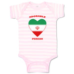 Baby Clothes Adorable Persian Heart Countries Baby Bodysuits Boy & Girl Cotton
