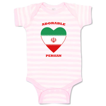 Baby Clothes Adorable Persian Heart Countries Baby Bodysuits Boy & Girl Cotton