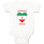 Baby Clothes Adorable Persian Heart Countries Baby Bodysuits Boy & Girl Cotton