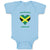 Baby Clothes Adorable Jamaican Heart Countries Baby Bodysuits Boy & Girl Cotton