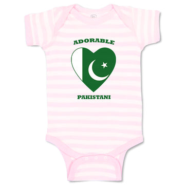 Baby Clothes Adorable Pakistani Heart Countries Baby Bodysuits Boy & Girl Cotton