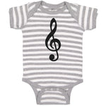 Musical Clef and Treble Note Symbol