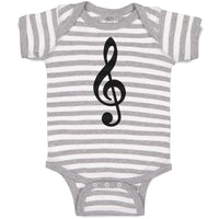 Musical Clef and Treble Note Symbol