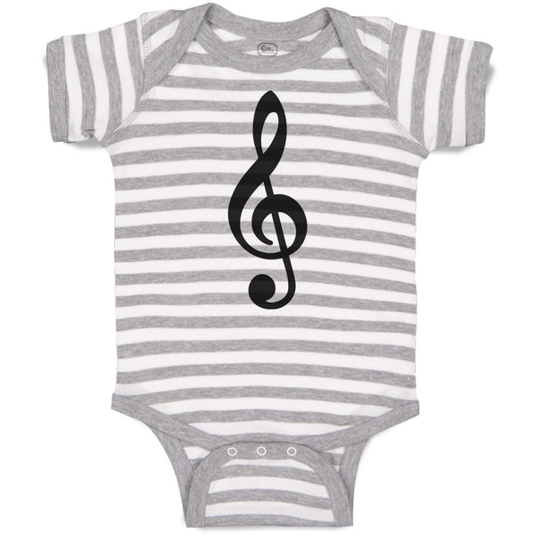 Musical Clef and Treble Note Symbol