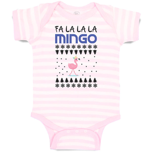 Pink Fa Lalala Mingo Bird Walking on A Seamless Pattern