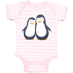 Aquatic Twin Penguins Flightless Birds