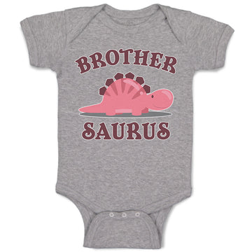 Baby Clothes Brother Stegosaurus Dinosaur Reptile Herbivorous Baby Bodysuits