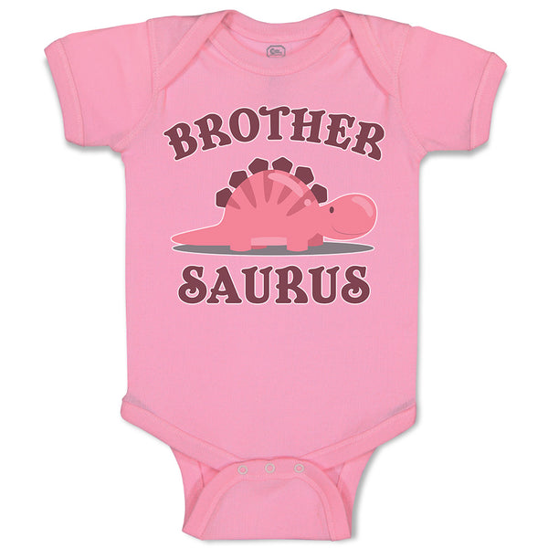 Baby Clothes Brother Stegosaurus Dinosaur Reptile Herbivorous Baby Bodysuits