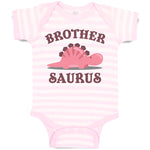 Baby Clothes Brother Stegosaurus Dinosaur Reptile Herbivorous Baby Bodysuits