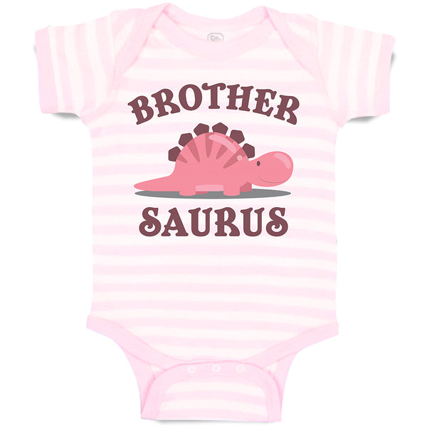 Baby Clothes Brother Stegosaurus Dinosaur Reptile Herbivorous Baby Bodysuits