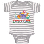 Baby Clothes Animated Dino Girls Jurassic Park Baby Bodysuits Boy & Girl Cotton