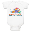 Baby Clothes Animated Dino Girls Jurassic Park Baby Bodysuits Boy & Girl Cotton