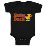 Baby Clothes Duckling Baby Duck Aquatic Bird with Beak Baby Bodysuits Cotton