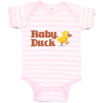 Baby Clothes Duckling Baby Duck Aquatic Bird with Beak Baby Bodysuits Cotton