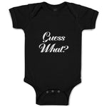 Baby Clothes Guess What Question Mark Doubt Sign Baby Bodysuits Cotton
