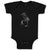 Baby Clothes Stork Bird with Beak Crane Brings New Born Baby Bodysuits Cotton