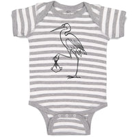 Stork Bird with Beak Crane Brings New Born