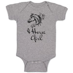 Baby Clothes Horse Tattoo Girl Animal Head Baby Bodysuits Boy & Girl Cotton