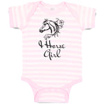 Baby Clothes Horse Tattoo Girl Animal Head Baby Bodysuits Boy & Girl Cotton