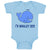 Baby Clothes Blue Whale Saying I'M Whaley Cute Ocean Sea Life Baby Bodysuits