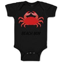 Baby Clothes Beach Bum Crab Ocean Sea Life Baby Bodysuits Boy & Girl Cotton